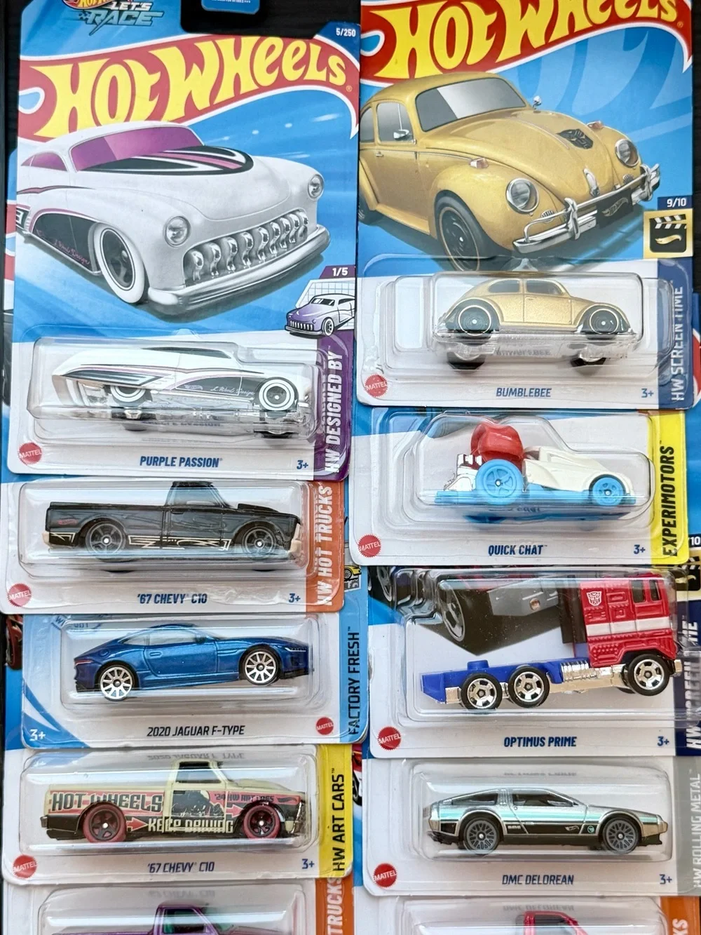 Bundle!! Buy one set, get the other for 5.00! Hot Wheels Lot of 10 Ferrari
